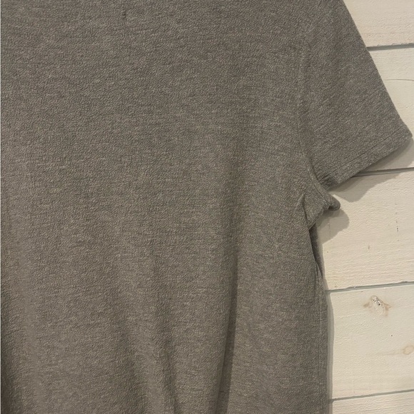 Madewell Gray Knot Front Tee shirt Size Small. - Picture 9 of 10
